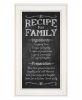 Recipe for Family White Framed Print Wall Art