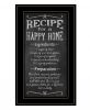 Recipe for a Happy Home 3 Black Framed Print Wall Art