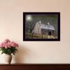 Midnight Moon 1 Black Framed Print Wall Art