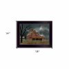 Dark and Stormy Night 1 Black Framed Print Wall Art