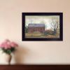 Pumpkin Wagon 1 Black Framed Print Wall Art