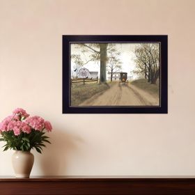 Headin Home 5 Black Framed Print Wall Art