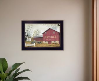 Antique Barn Black Framed Print Wall Art