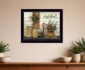 Simply Blessed Black Framed Print Wall Art