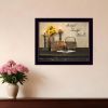 Grateful Thankful Blessed 1 Black Framed Print Wall Art