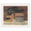 HOT BATH 8 White Framed Print Bathroom Wall Art