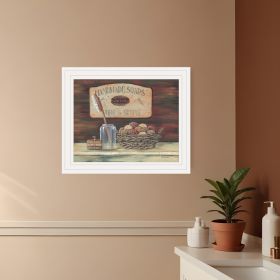 HANDMADE SOAPS 4 White Framed Print Bathroom Wall Art