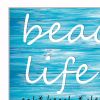 Beach Life 2 White Picture Frame Print Wall Art