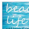 Beach Life 2 White Picture Frame Print Wall Art