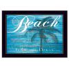 Take Me There 1 Black Framed Print Wall Art