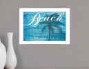 Take Me There 2 White Framed Print Wall Art