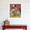 Barnyardigans White Framed Print Wall Art