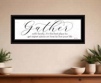 Expert Advice 2 Black Framed Print Wall Art