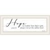 Hope 1 White Framed Print Wall Art