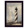 Cape Hatteras Lighthouse 1 Black Framed Print Wall Art