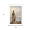 Birds Eye View 2 White Framed Print Wall Art