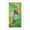 Annas Hummingbird White Framed Print Wall Art