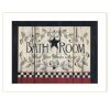 Bathroom 7 White Framed Print Bathroom Wall Art