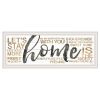 Home White Framed Print Wall Art