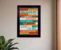 A New Day 1 Black Framed Print Wall Art