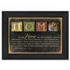 In Our Home 1 Black Framed Print Wall Art