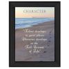 Character 1 Black Framed Print Wall Art