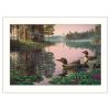 Northern Tranquility 2 White Framed Print Wall Art