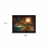 Show Me the Path 2 Black Framed Print Wall Art