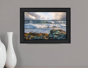 The Clearing 1 Black Framed Print Wall Art