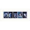 Ocean 1 White Framed Print Wall Art