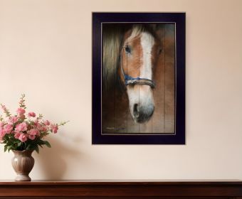 Blaze Black Framed Print Wall Art