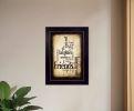 Friends I Black Framed Print Wall Art