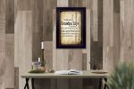 Grandpa Says Black Framed Print Wall Art