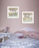 Set Of Two Trusting in the Lord White Framed Print Wall Art