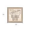 When All Else Fails 1 Brown Framed Print Bathroom Wall Art