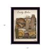 Country Kitchen 8 Black Framed Print Kitchen Wall Art