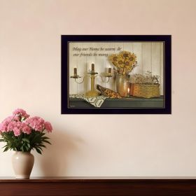 Our Home 1 Black Framed Print Wall Art