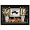 Pumpkin Patch Still Life 1 Black Framed Print Wall Art