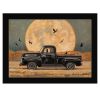 Harvest Moon 1 Black Framed Print Kitchen Wall Art