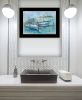 Dockside 1 Black Framed Print Wall Art