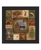 At the Cabin Black Framed Print Wall Art