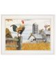 Down on the Farm II White Framed Print Wall Art