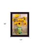 Country Sunflowers 1 Black Framed Print Wall Art