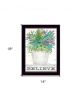 Believe Succulents 1 Black Framed Print Wall Art