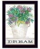 Dream Succulents 1 Black Framed Print Wall Art