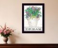 Dream Succulents 1 Black Framed Print Wall Art