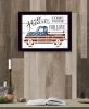 All Hearts Come Home for Love Truck 1 Black Framed Print Wall Art