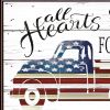 All Hearts Come Home for Love Truck 1 Black Framed Print Wall Art