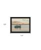 Fishing 1 Black Framed Print Wall Art