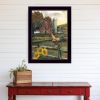 Early Rooster 1 Black Framed Print Wall Art